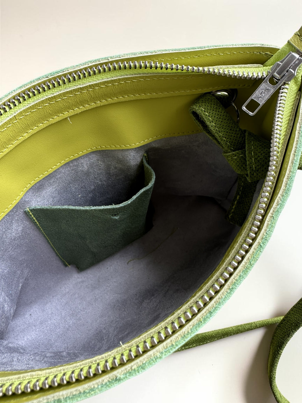 Handgemaakte handtas BiLLY groen