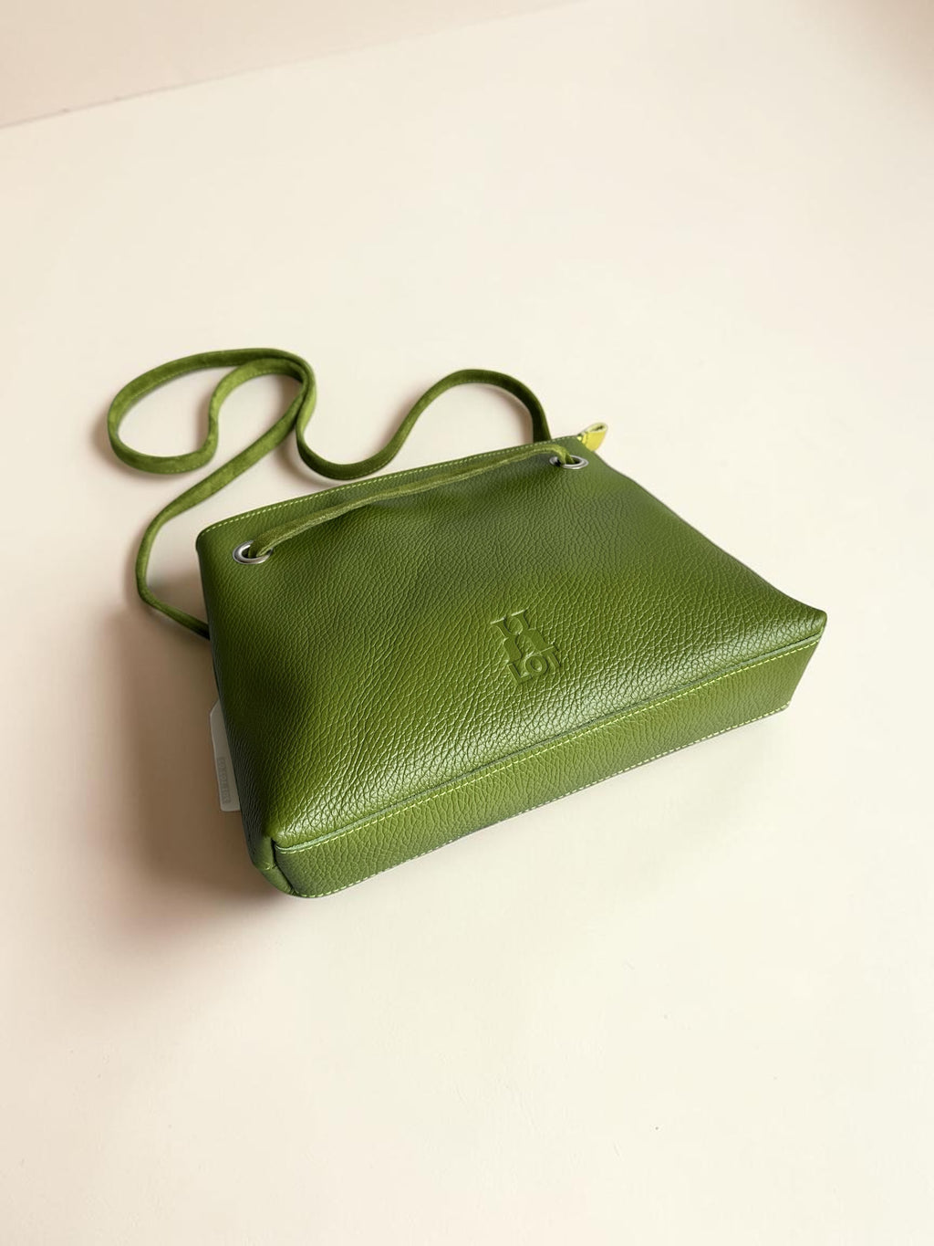 Handgemaakte handtas BiLLY groen