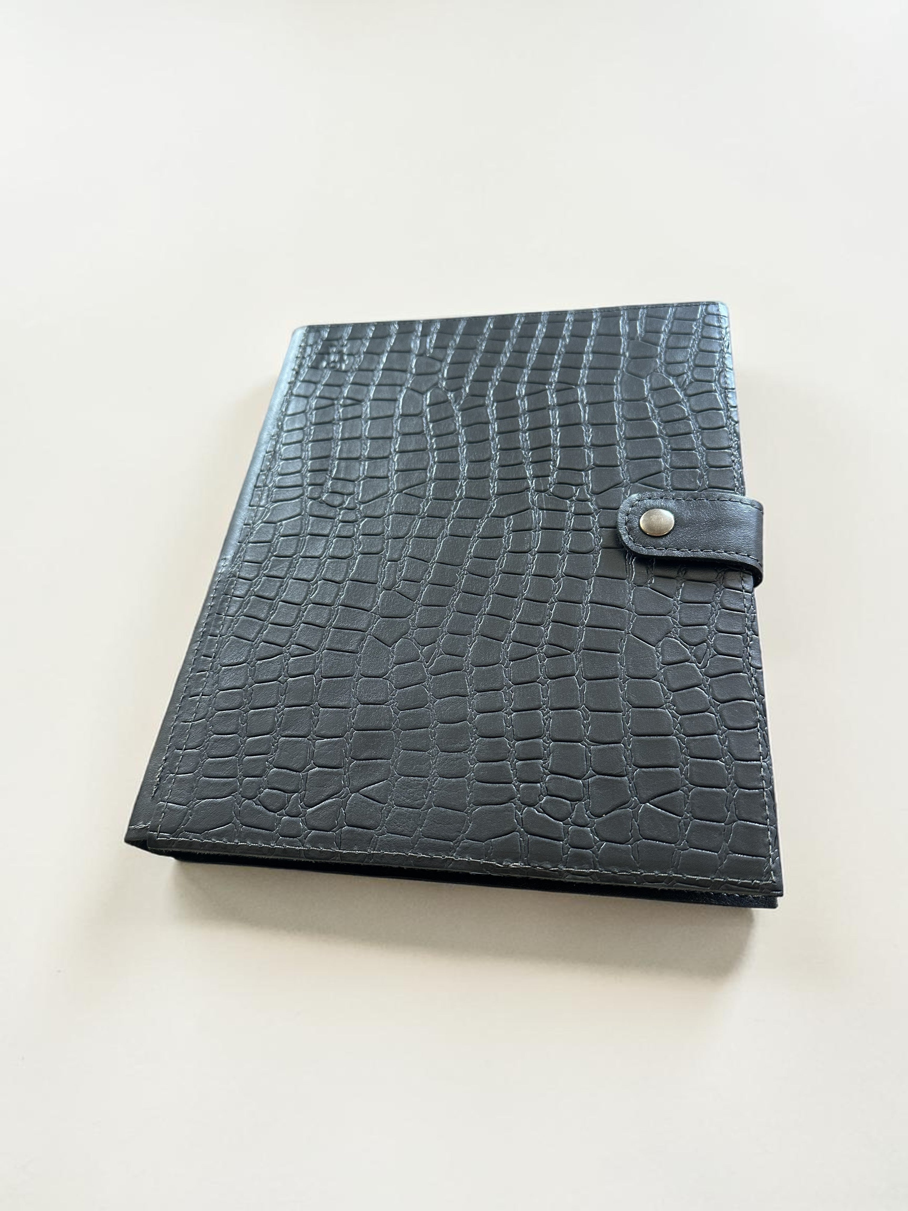 Leren cover voor reMarkable Paper Pro zwart met print